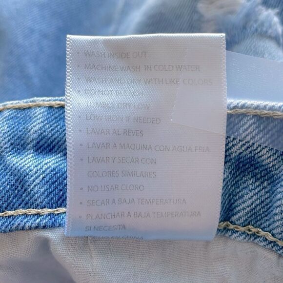 Kancan Lorraine Ultra high Rise Distressed Buttonfly Denim Shorts. Size Medium. - Picture 13 of 13